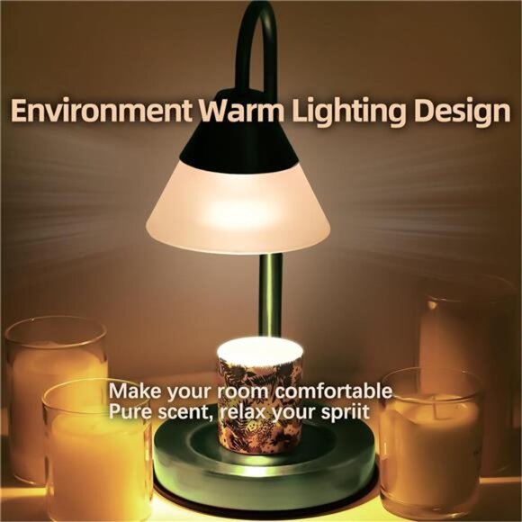 Dimmable Candle Warmer Lamp with Timmer, Candle Melter - Picture 7 of 8